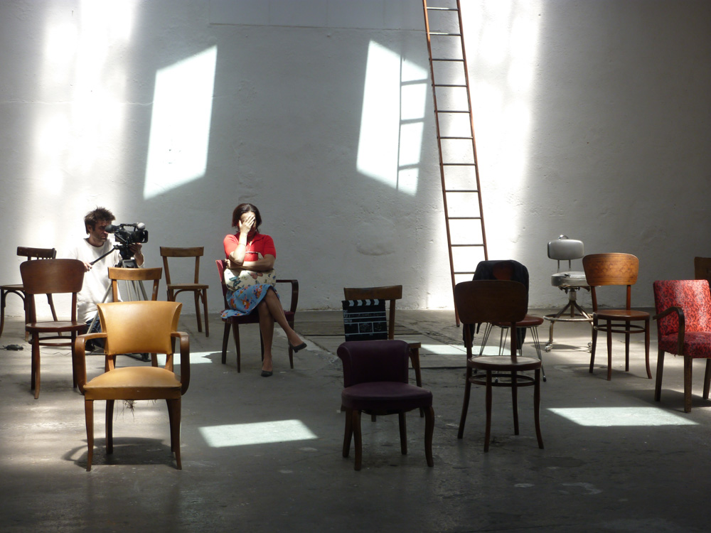 tournage /Le regard D'Esm&eacute;e Avril 2010