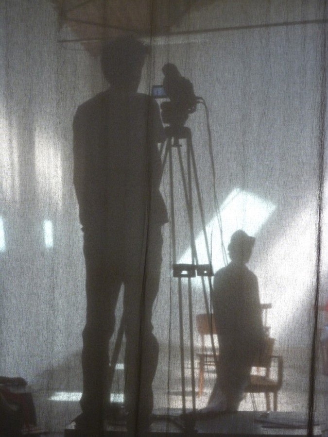 tournage /Le regard D'Esm&eacute;e Avril 2010